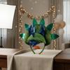 Vivid Dinosaur Hair Hoop Soft Animal Headband Costume Piece for School Plays