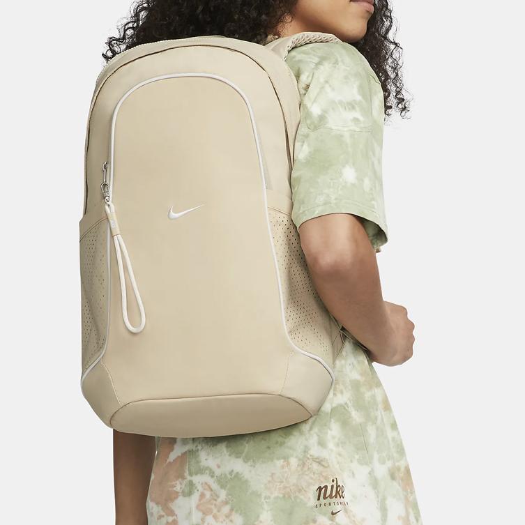 Nike Спортивные товары Базовые вещи Рюкзак для ноутбука большого объема из прочной ткани Унисекс-рюкзак Цвет: вне белого DJ9789-206