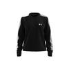 Ua Rival Terry Colorblock Casual Breathable Crewneck Sweatshirt Women Tops Black 1370943-001