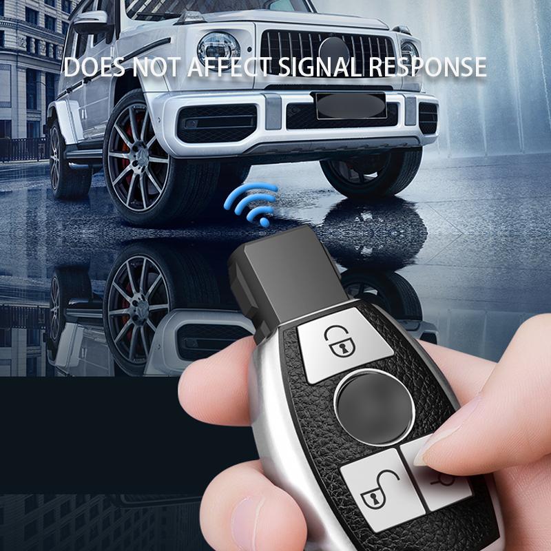 Высокое качество ТПУ кожаный автомобильный ключ чехол с дистанционным управлением чехол-держатель для Mercedes Benz ABRG Class GLK GLA W204 W251 W463 W176 W246