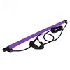 Portable Yoga Pilates Bar Stick with Resistance Band Home Gym Muscle Toning Bar Fitness Stretching  Resistance Bands Set Workout