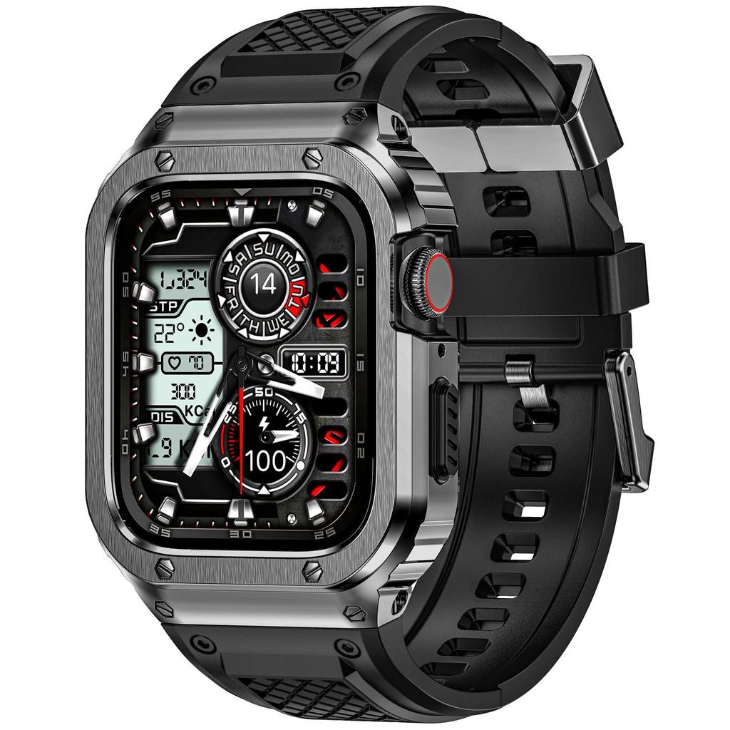 «Защитный чехол из нержавеющей стали 46 мм с ремешком из ТПУ для часов Apple S10/ULTRA, подходит для запястья 42 мм»