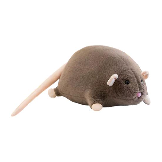 Плюшевая крыса Мягкая игрушка-прикол Плюшевая игрушка Креативный подарок Мягкая и уютная Реалистичная мышь для дня рождения Розыгрыш
