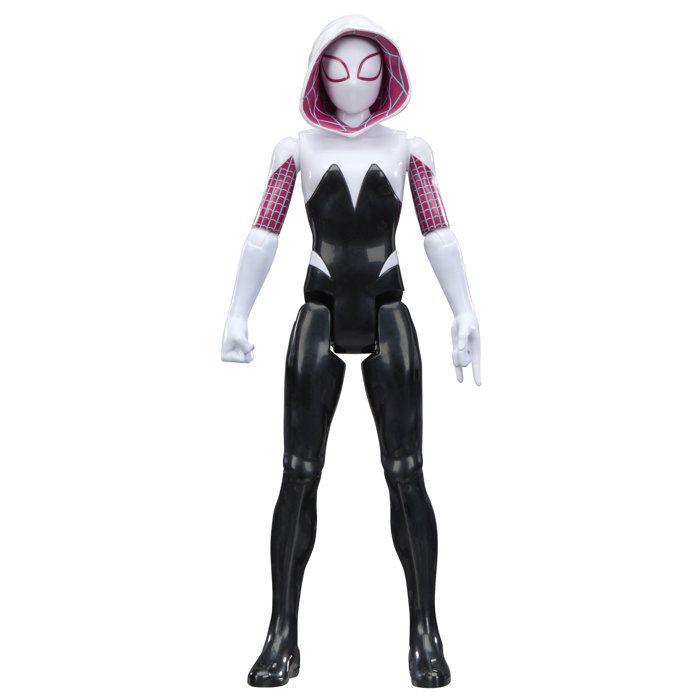 Figurine Ghost-Spider 30 cm Deluxe, Titan Series, jouets de super-héros pour enfants, Marvel Spider-Man, des 4 ans