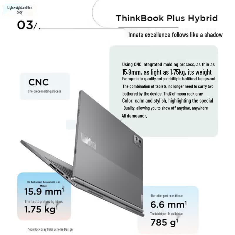 Lenovo Гибридный ноутбук ThinkBook Plus (Китайская версия)
