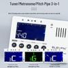 ELEVEN Three-in-One Guitar, Violin, and Bass Tuner with Calibrator & Metronome