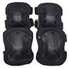 ZERONOWA Airsoft Elbow and Knee Pads for Cycling and Skateboarding Protectors, (Black)