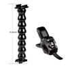 Suptig Jaws Gooseneck Flex Clamp Mount для GoPro Hero 12 Hero 11 Hero 10 9 8 7 6 5 4 Hero Session Hero 3 Hero DJI Insta Akaso Action Camera + 3, osmo,