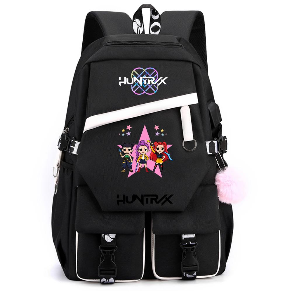 Anime Demon Hunters Printed Large Capacity Backpack for Teenger Student Girl Boy Schoolbag Bookbag Women Waterproof Travel Bag Gift