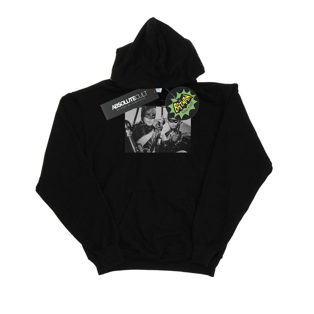 DC Comics Womens/Ladies Batman TV Series Ready For Action Hoodie