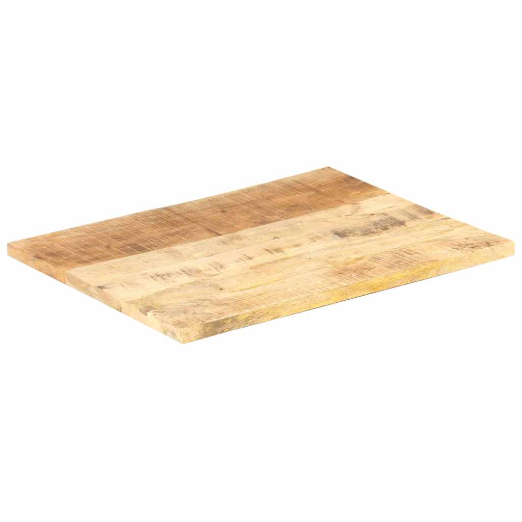 Solid Mango Wood Table Top 25 27 mm Thick 80 * 60 cm