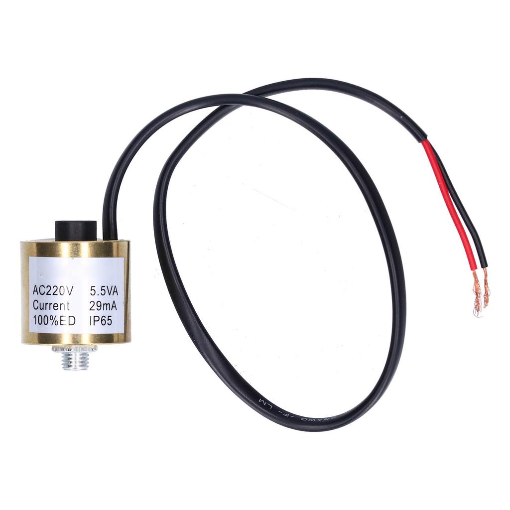 Электромагнитный клапан Электрический бесшумный безмасляный насос Аксессуары для воздушного компрессора Цилиндрический DT, 220 В переменного тока