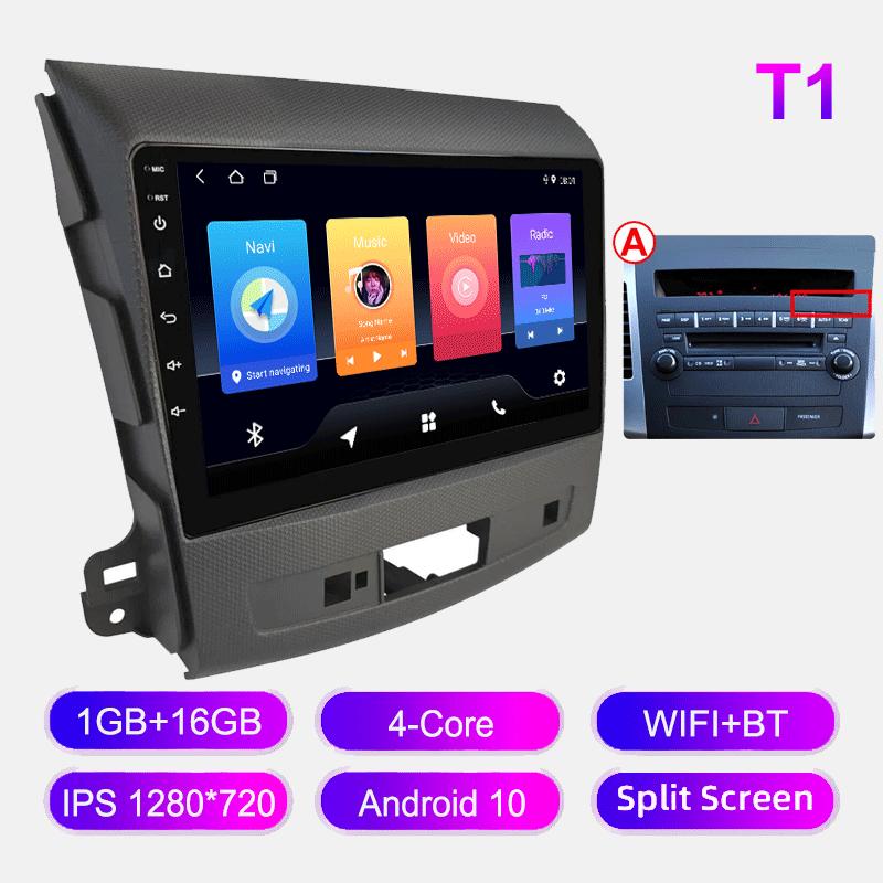 Android Car Radio For Mitsubishi Outlander XL 2007-2012 Multimedia Player Head Unit Stereo GPS Navigation BT WIFI 1+16GB