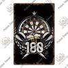 Putuo Decor Vintage Tin Sign Darts Game Metal Plaque Retro Posters for Garage Man Cave Room Home Wall Art Decorations