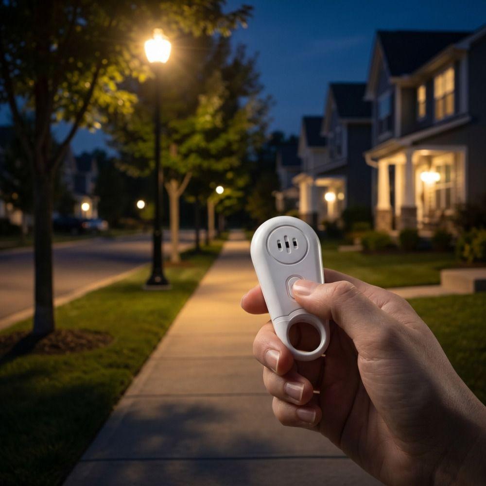 Portable Personal Safety Alarm Loud Siren Emergency Alarm Elderly Keychain Alarm Outdoor Use