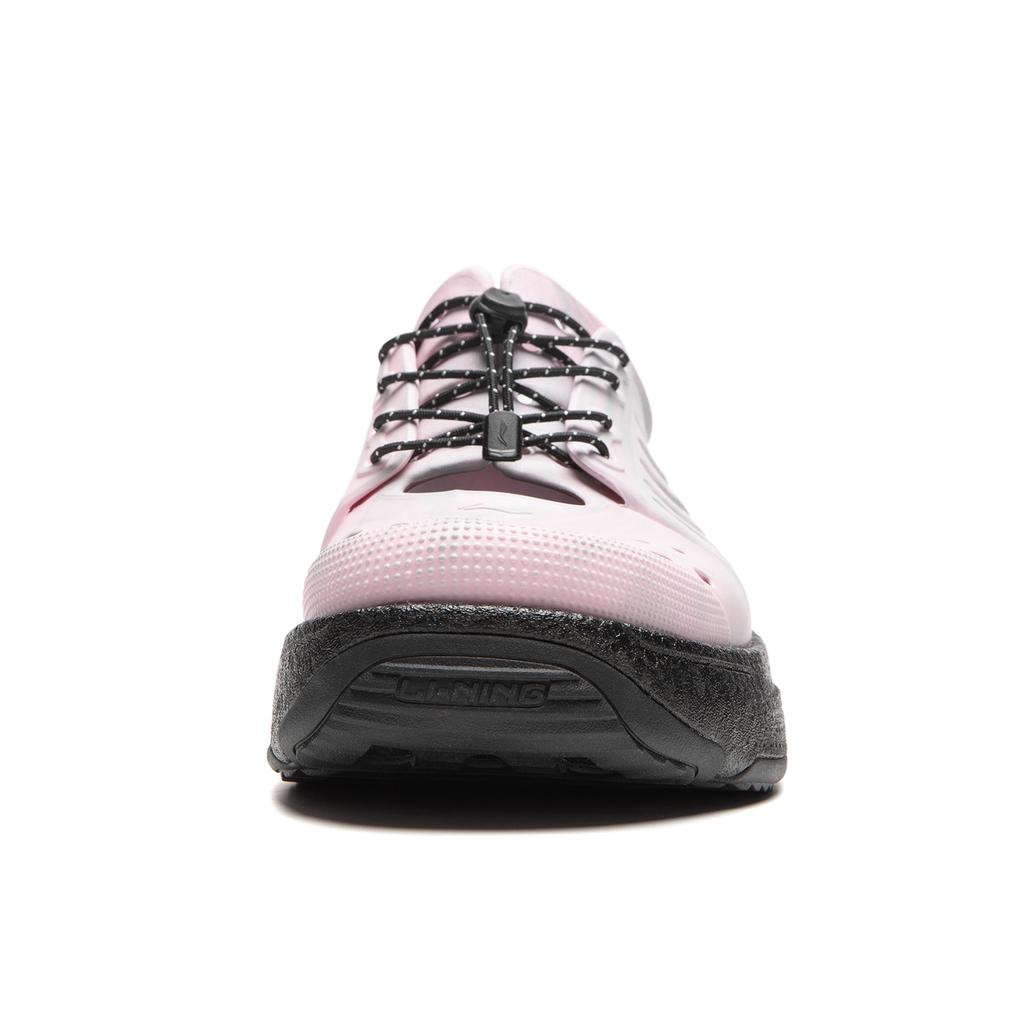 Li Ning Pangu Trek Модные универсальные кроссовки для пересечения ручья Унисекс Розовые Серые AZSU017-2