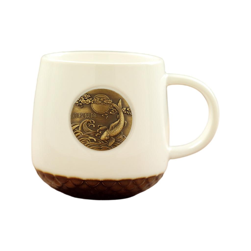 Керамические кружки и кофейные чашки в форме рыбьей чешуи