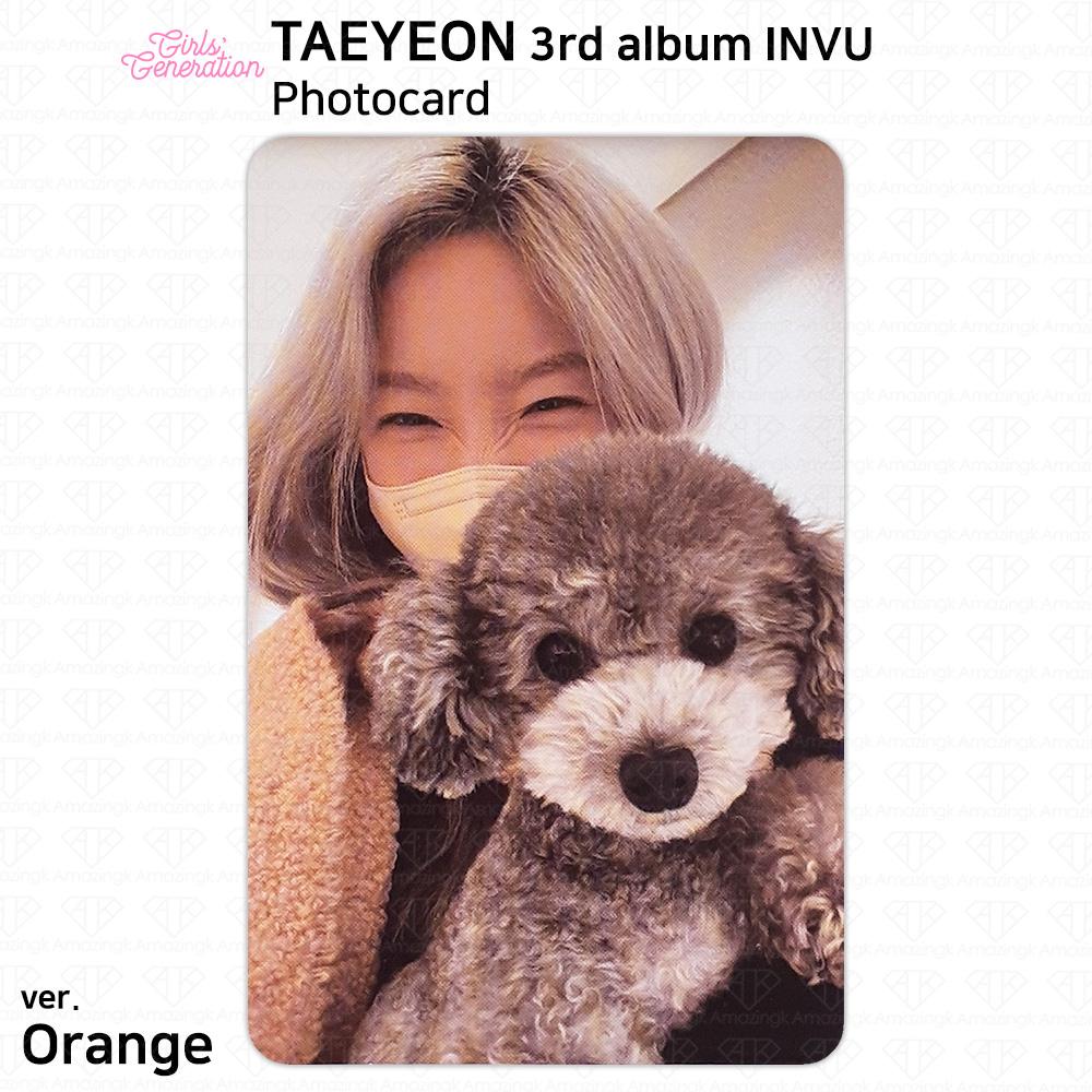 Третий альбом Тэён из SNSD GG Girls’ Generation Официальная фотокарточка INVU KPOP