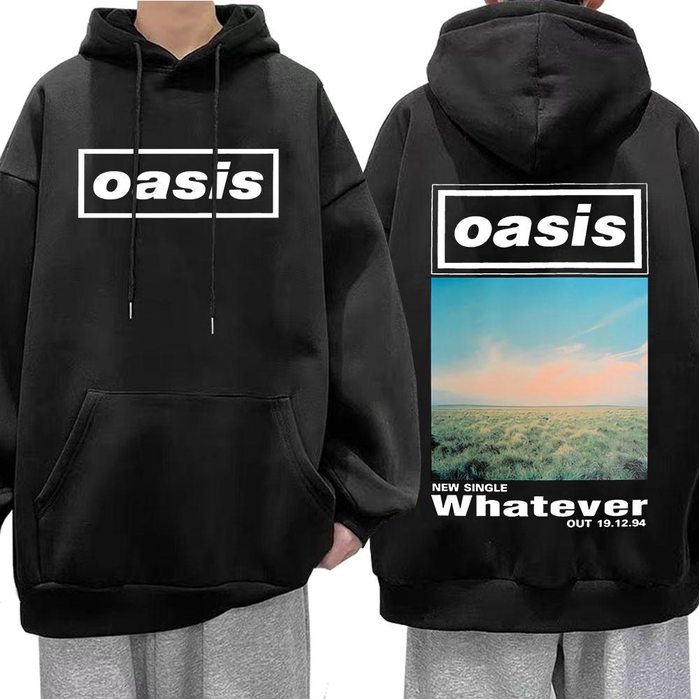 Rock Band O-Oasis 2025 Tour Hoodies Men's Women Clothing Fashion Hip Hop Long Sleeves Hooded Sweatshirt Casual Oversized Hoodie