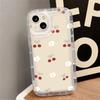 Мультяшный чехол для телефона Клубника Звезда для iPhone 17 16 16E 14 13 15 12 11 Pro Max Plus 16 Pro 16E Толстый Прозрачный Мягкий Чехол