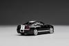 Freestyle MOTORHELIX Ford Mustang Shelby GT500 Super Snake 2007 Ebony Black Matte Black Single Stripe (FREESTYLE) 1/64 (Finished Model)