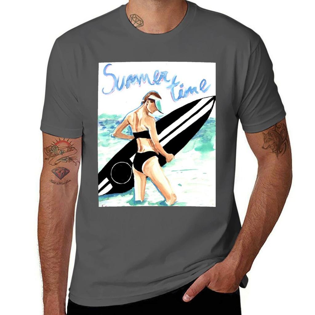 Surfer TShirt Basic Short Sleeve for Unisex TShirt