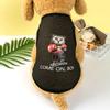 2023 Cartoon Polyester Fibre Cool Breathable Dog Clothes Cat T-shirt Puppy Vest Cat Costume