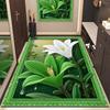 3D Flower Carpet Corridor Anti Slip Absorbent Floor Mat Entrance Door Mat Anti Slip Mat