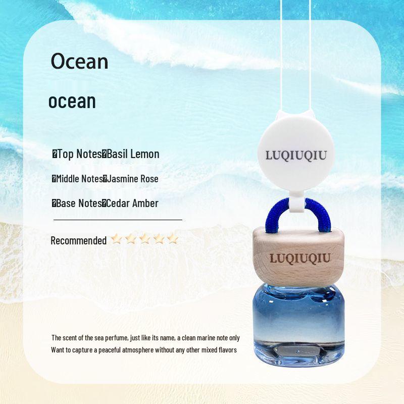 Osmanthus Cologne Car Air Freshener: Long-lasting Aroma, Removes Odors, Freshens Interior, Hanging Type.