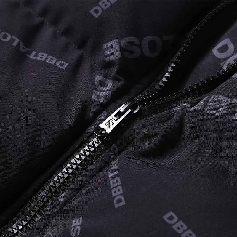 Мужская зимняя сращивающаяся стойка воротник красивая теплая куртка молодежная прямой подол спортивное пальто