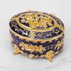 European Retro Luxury Princess Enamel Jewelry Box - Exquisite Metal Necklace Storage Box