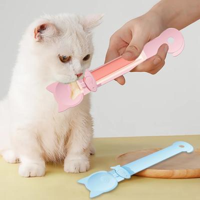 1 шт/3 шт кормушка для кошек полоска ложка скользящая ложка для лакомства для домашних животных выдавливание корма для кошек