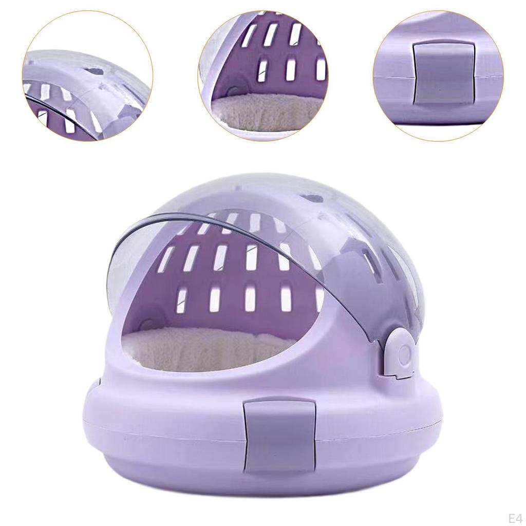 Cat Carrier Pet Travel Dog Crate Lightweight Small for Outdoor Use