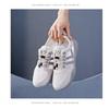 Toe Womens Caps Sandals Shoes Womens Summer Hollow Hole Shoes Breathable White Board Shoes