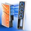 Cooling Fan for PS5 Slim Digital/Discs Edition, Efficient Quiet Cooling Cooler with Adjustable Speed, Smart Power On/Off, LED Light and USB3.0 Port