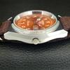АВТОМАТИЧЕСКИЕ ВИНТАЖНЫЕ ВОССТАНОВЛЕННЫЕ SEIKO 5 6309A ЯПОНИЯ МУЖСКИЕ ОРАНЖЕВЫЕ ЧАСЫ a442623-1