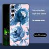 Blue Rose Art For Samsung Galaxy S23 S24 S25 Ultra S22 Plus S21 Black Soft Case Waterproof Soft Case