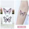 Women Sexy Temporary Tattoo Stickers Black Roses Pattern Full Flower Design Used for Arm Body Art Big Large Fake Tattoo Stickers