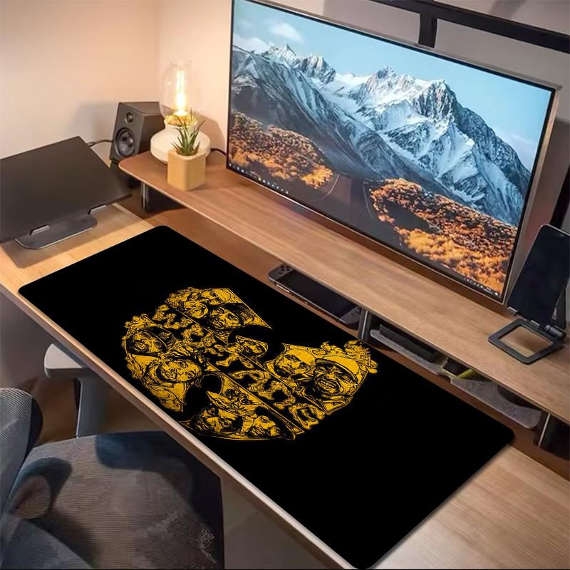 Wu‑Tang Clan Print Cushion Non-slip Laptop Tablet Big Mousepad XXL Mat Mini PC Playmat With Lock edge
