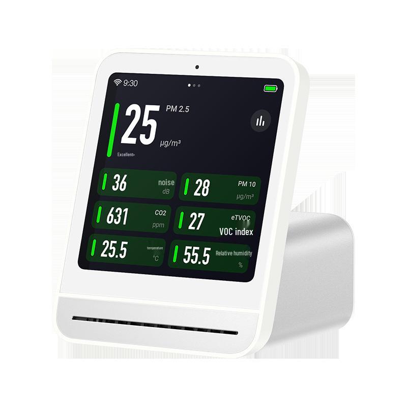 Монитор качества воздуха Qingping: PM2.5, PM10, Шум, Смог, Датчик CO2