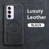 Magnetic Retro Leather Soft Case For OPPO Reno12 Pro Reno 12 Pro 5G Wireless Charging Phone Case Cover