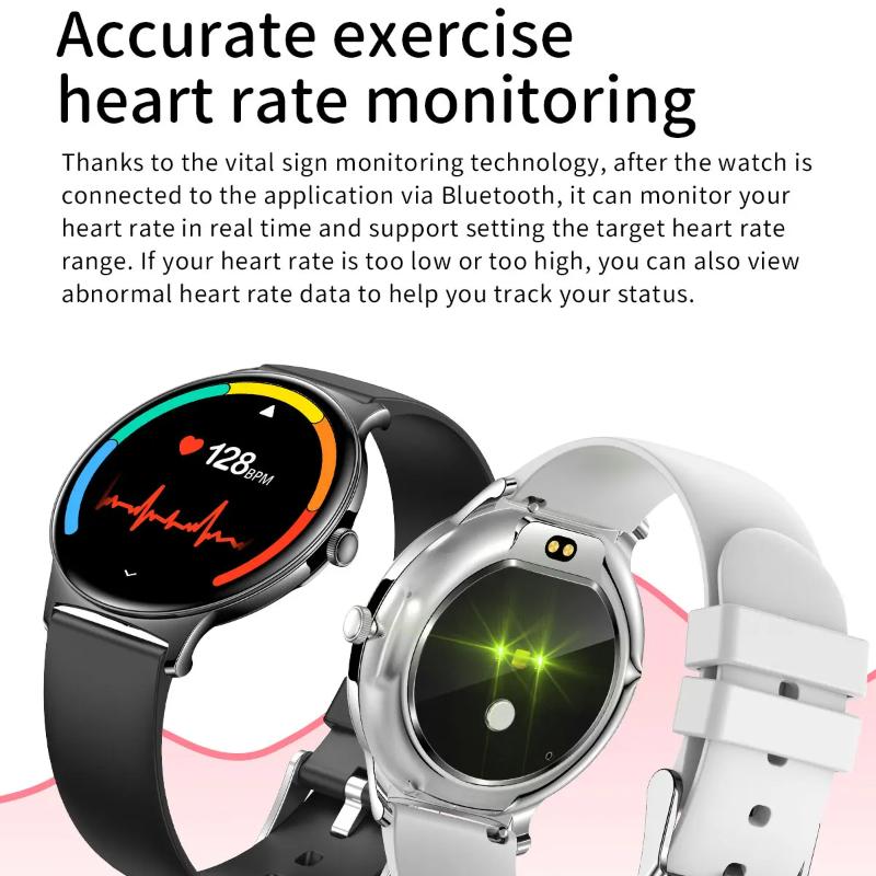 Новые умные часы 2025 года для женщин в подарок 1,43-дюймовый полностью сенсорный экран спортивные фитнес-часы Bluetooth-звонки цифровые умные часы женские