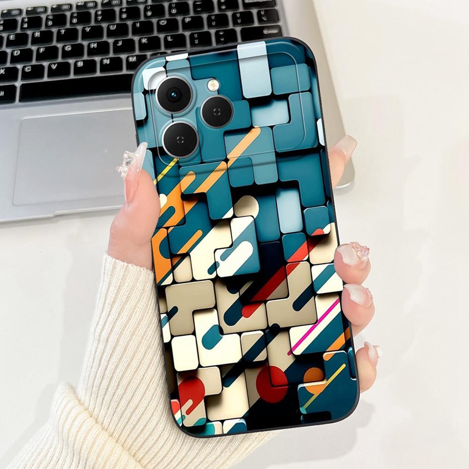 Чехол для Tecno Spark 40 Популярный мультяшный Космический Мягкий силикон Защита камеры Чехол для телефона Для Tecno Spark 40C Spark40 4G Корпус