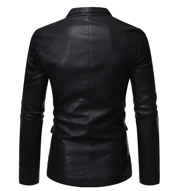 Мужское пальто плюс размер кожаная куртка из искусственной кожи