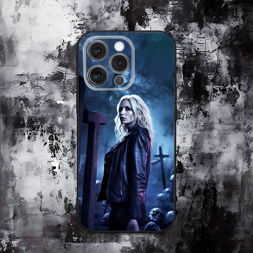 Buffy the Vampire Slayer Phone Case For iPhone 16,15,14,13,12,11,Pro,Max,Plus,X,XS,SE,E,Mini,Soft Silicone Black Case