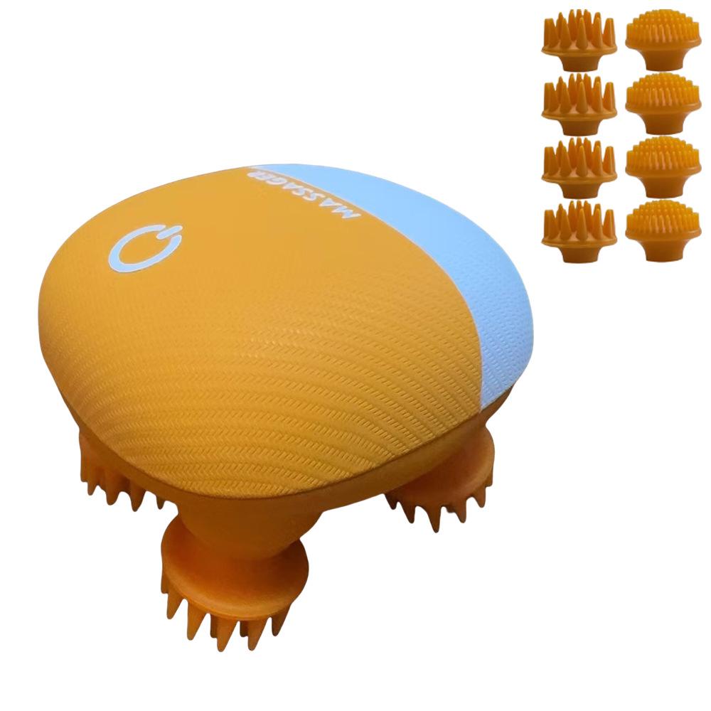 Red Light 12-Claw Scalp Massager for Hair Growth & Relaxation