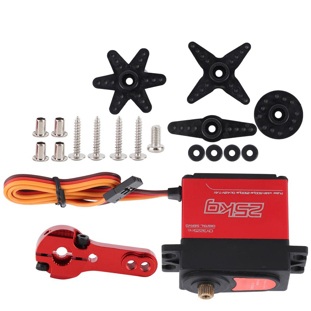 QY3225 25KG Waterproof Metal Gear Digital Servo Accessories Fit for 1:81:10 RC Car Boat