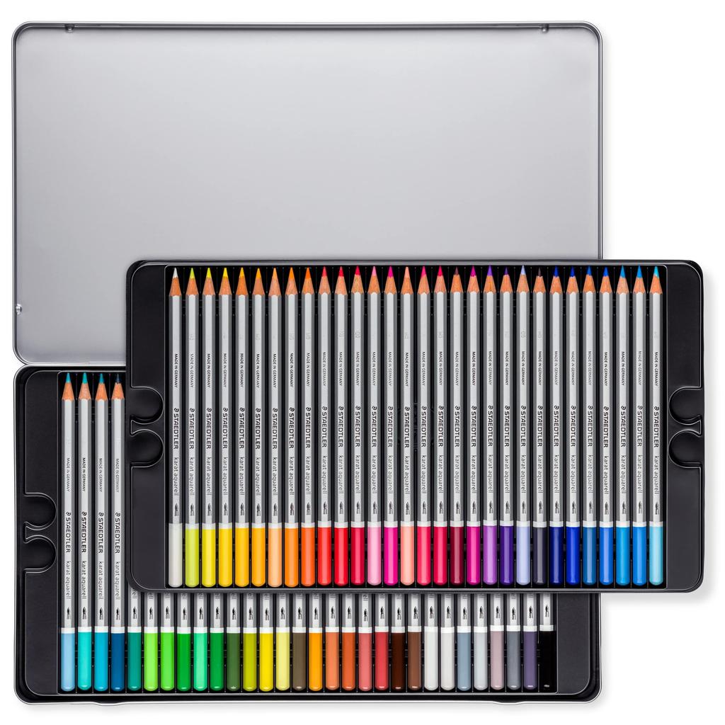 STAEDTLER Цветные карандаши Carat Limited Edition Winter 60 M60W21, Акварельные, Упаковка, Акварель, Цвета, 125,