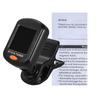 AROMA AT 01A Rotatable Clip On Tuner LCD Display for Chromatic Guitar Bass Ukulele Violin