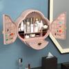Cosmetic Makeup Organizer with Drawers, Plastic Bathroom Skincare Storage Box Brush Lipstick Holder Organizers Storage